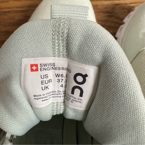 ON Women's Cloud Hi Running Sneaker Shoes, Mineral Size W6.5 - Picture 9 of 11
